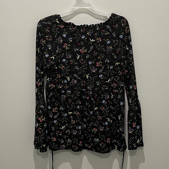 womens no boundaries size 11 flowered shirt - Picture 5 of 9